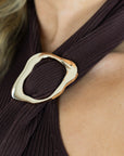 June Asymmetrical Top- Brown