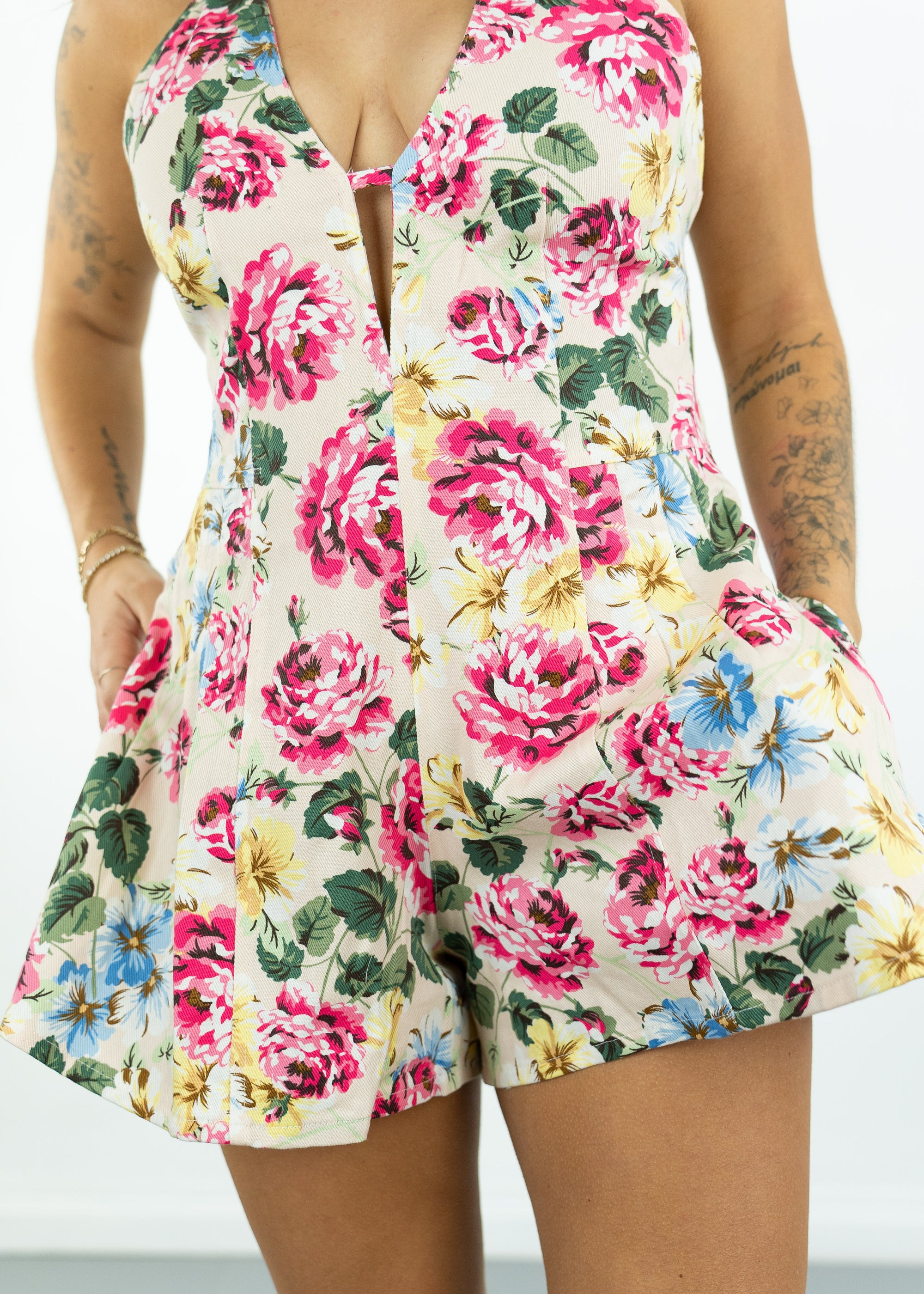 Gertie Cross-Back Romper