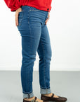 Maya Mid Rise Skinny Jeans