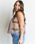 Kai Pleated Strap Tank