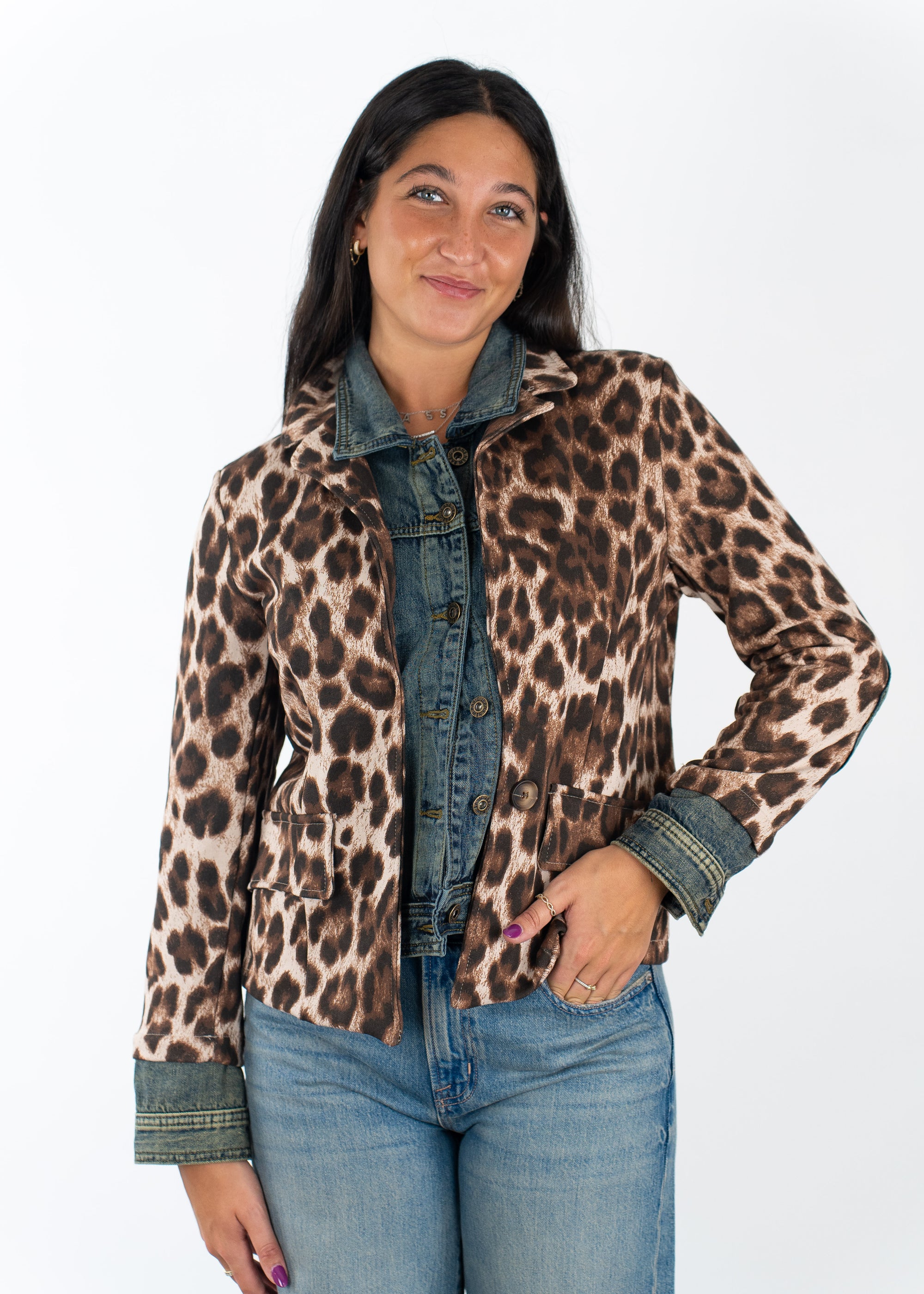 Clarissa Jacket Vintage Leopard