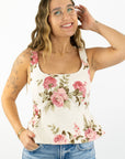 Litzy Peplum Top