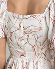 Liz Puff Sleeve Mini Dress
