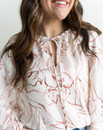 Penelope Tie Neck Blouse