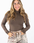 Ronan Knit Top - Brown