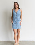 Carmel Denim Mini Dress