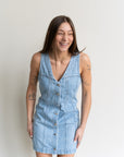 Carmel Denim Mini Dress