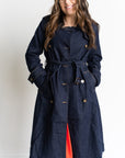 Catherine Denim Trench Coat
