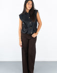 Matty Leather Vest