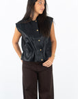 Matty Leather Vest
