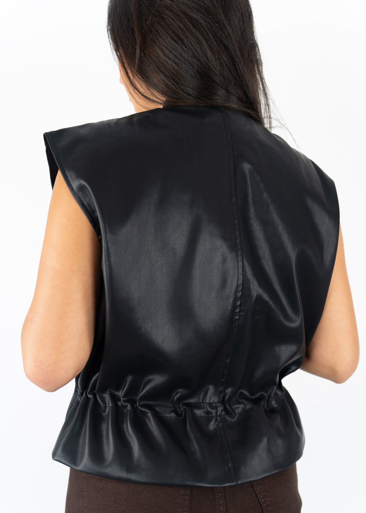 Matty Leather Vest