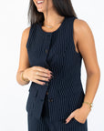 East Gate Pinstripe Waistcoat
