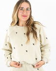 Sweetness Embroidered Sweatshirt