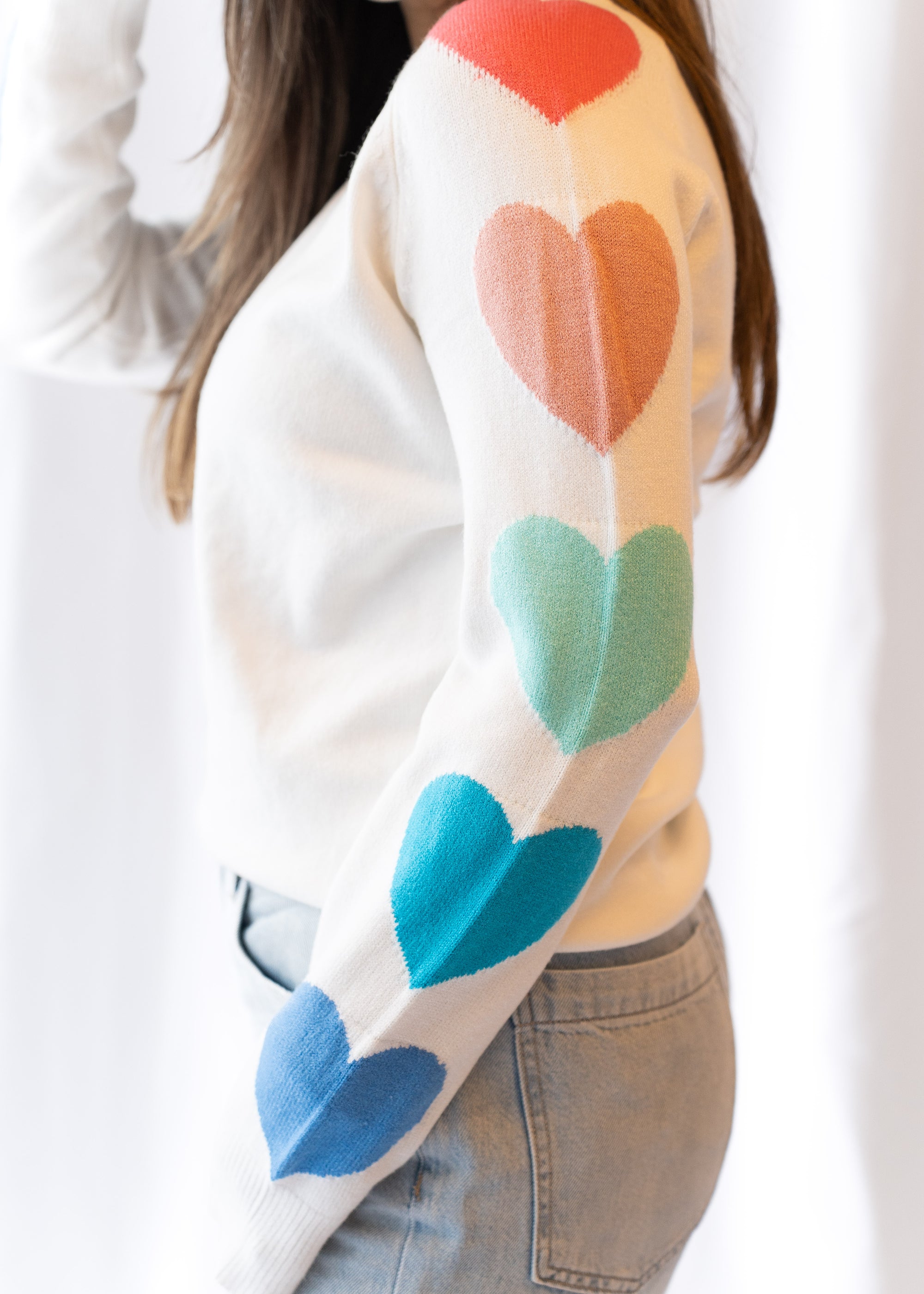 Lola Heart Sleeve Sweater