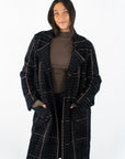 Marceau Houndstooth Coat