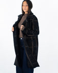 Marceau Houndstooth Coat