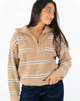 Warm Chai Quarter Zip Pullover