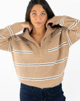 Warm Chai Quarter Zip Pullover