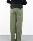 Nora Wide Baggy Jeans with Waistband Tie Detail