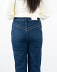 Layla Wide Leg Yoke Detail Jeans
