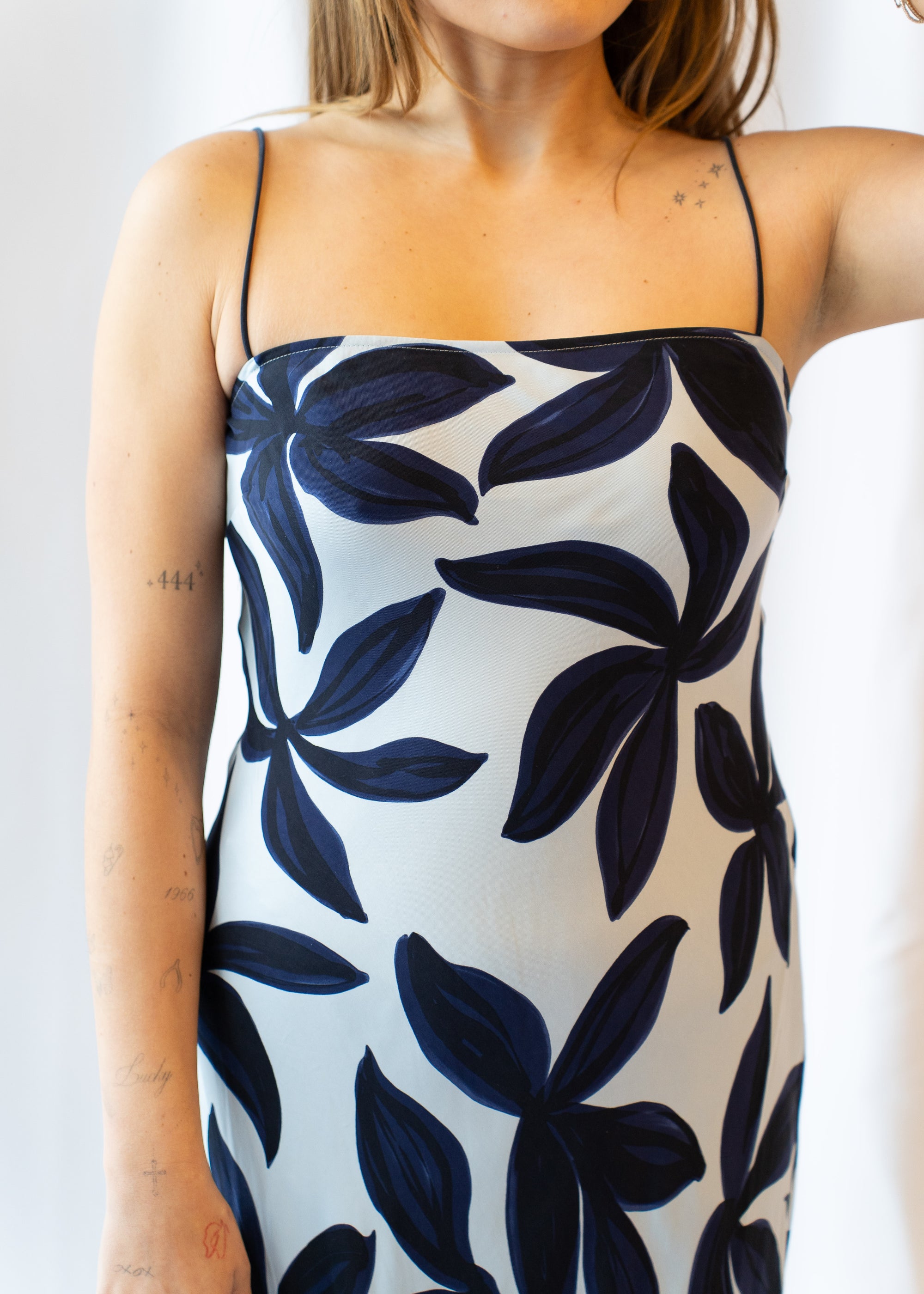 Corfu Cupro Slip Dress