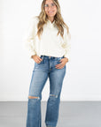 Avery Cropped Straight Jeans