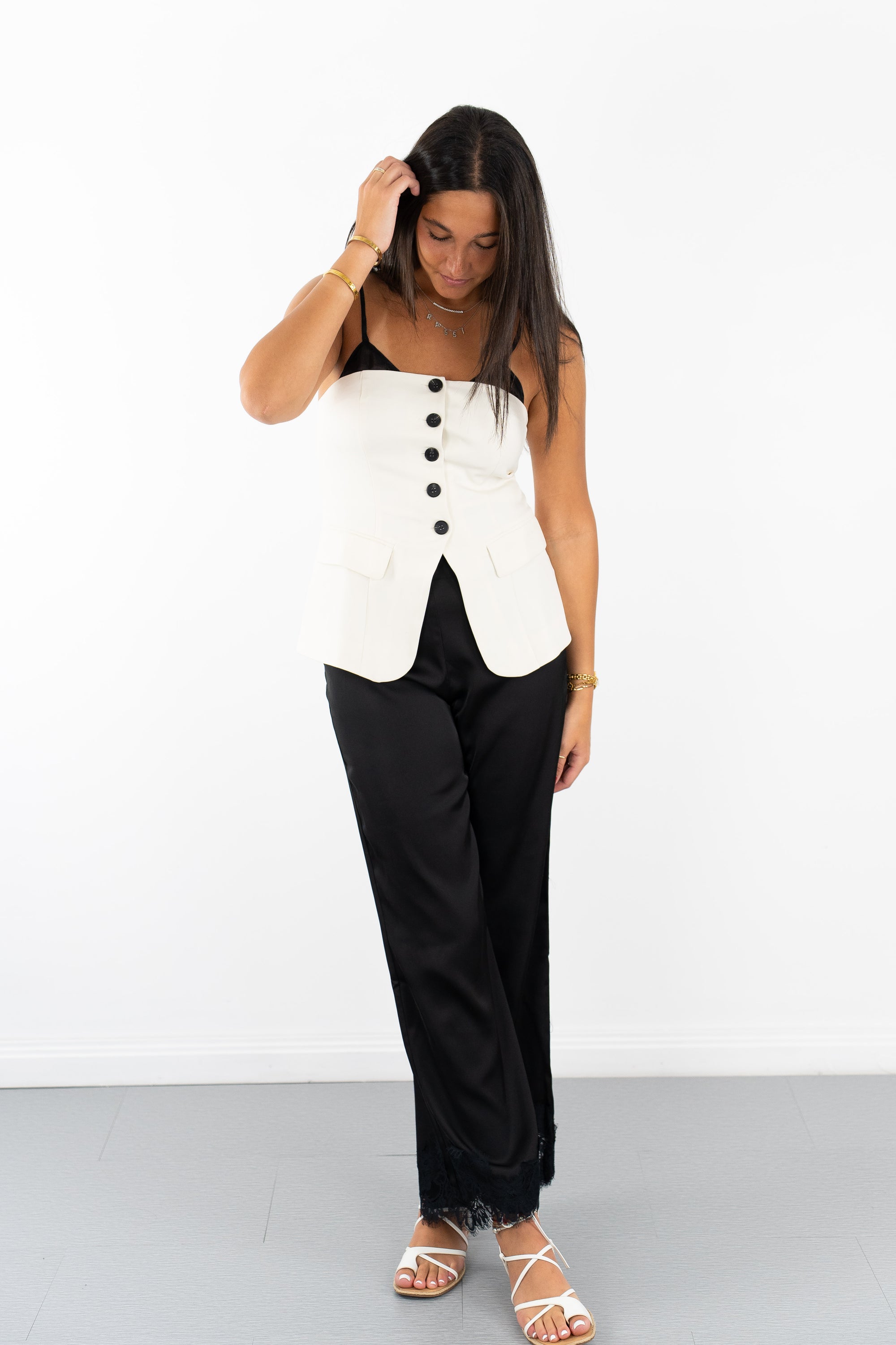 Corrine Contrast Top