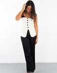 Corrine Contrast Top