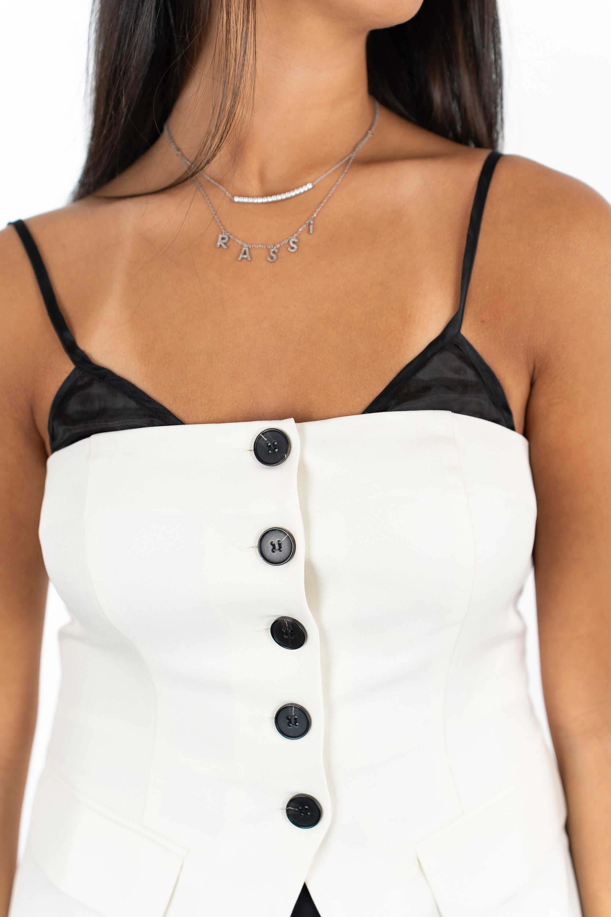 Corrine Contrast Top