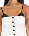 Corrine Contrast Top