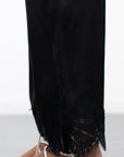 Eira Satin Straight Leg Pant