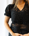 Sylvie Crochet Lace Blouse