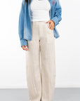 Carina Relaxed Wide-Leg Linen Pant