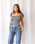 Melody Gingham Top