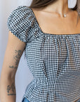 Melody Gingham Top