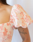 Rosalie Puff Sleeve Floral Top