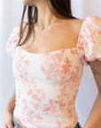 Rosalie Puff Sleeve Floral Top