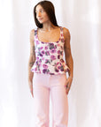 Fatima Floral Peplum Top
