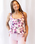 Fatima Floral Peplum Top