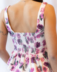 Fatima Floral Peplum Top
