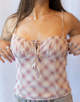 Viola Plaid Cami