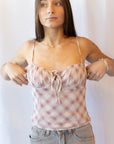 Viola Plaid Cami