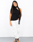 Ruby Asymmetrical Scarf Blouse