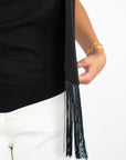 Ruby Asymmetrical Scarf Blouse