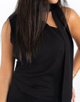 Ruby Asymmetrical Scarf Blouse