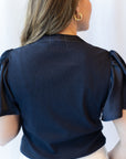 Maren Ribbed Button-Down