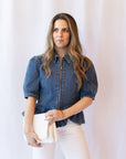 Delancey Denim Peplum Jacket