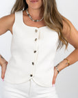 Vanna Knit Vest Top