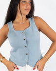 Vanna Knit Vest Top