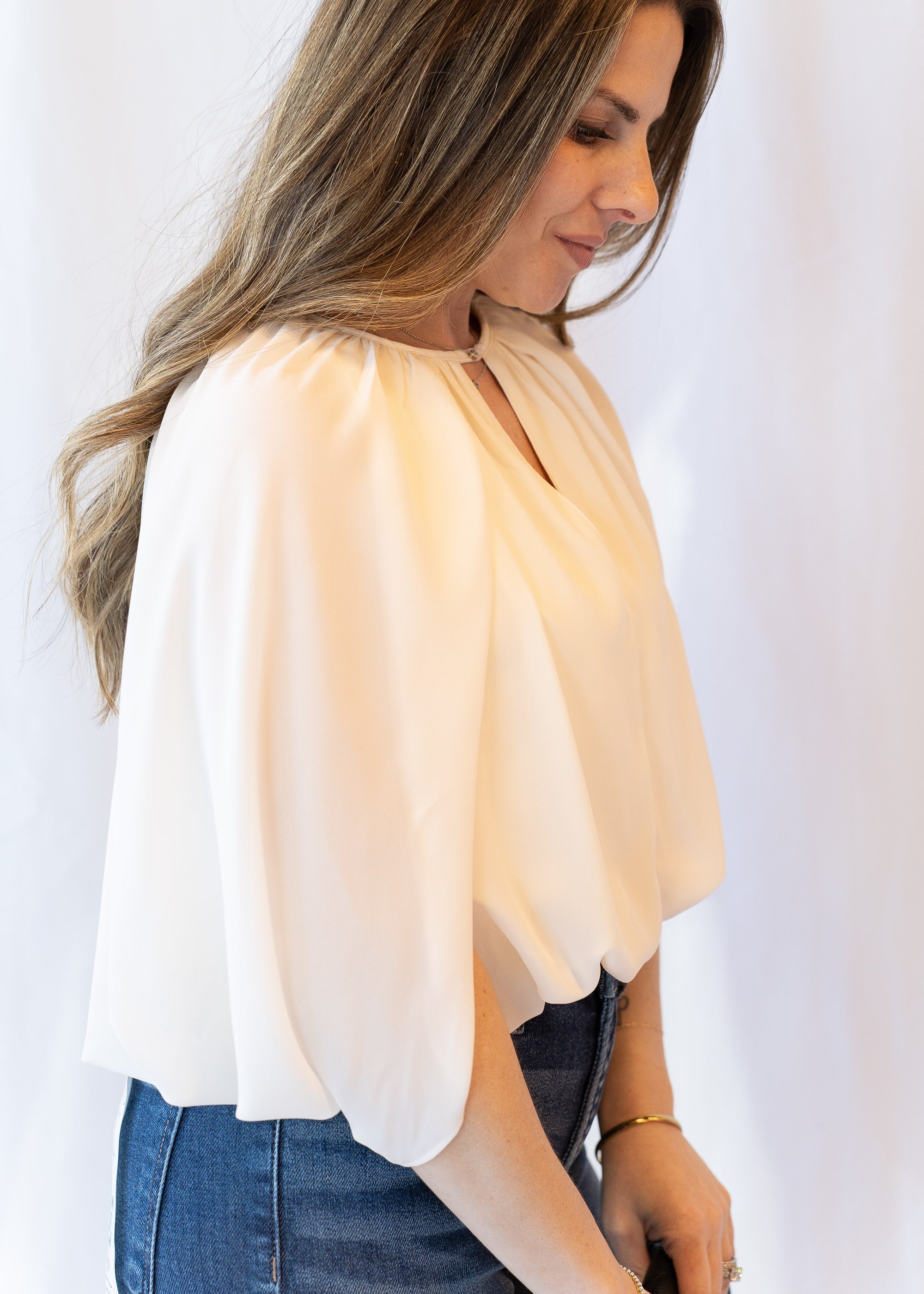 Bianca Balloon Sleeve Top